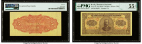 Brazil Thesouro Nacional 5 Mil Reis ND (1922) Pick 27. PMG About Uncirculated 55 EPQ. 

HID09801242017

© 2022 Heritage Auctions | All Rights Reserved...
