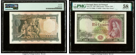 Portugal Banco de Portugal 1000 Escudos 31.1.1956 Pick 161. PMG Choice About Unc 58. 

HID09801242017

© 2022 Heritage Auctions | All Rights Reserved