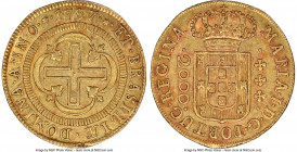 Maria I gold 2000 Reis 1787-(L) MS61 NGC, Lisbon mint, KM224, LMB-493. Mintage: 1,500. A fleeting issue, represented here with crisp motifs and a rose...
