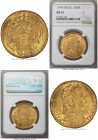 Maria I gold 6400 Reis 1794-R MS63 NGC, Rio de Janeiro mint, KM226.1, LMB-532. A Choice Mint State survivor, showing highly lustrous fields and precis...