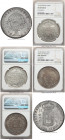 João Pair of Certified 960 Reis NGC, 1) 960 Reis 1810-R - AU Details (Cleaned), KM307.3, LMB-420. Overstruck on a Chile Charles IV 8 Reales 1806 So-FJ...