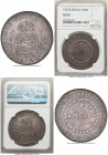 Pedro I 960 Reis 1824-B XF45 NGC, Bahia mint, KM368.2, LMB-509. Overstruck on a colonial 8 Reales. The first date of issue, showing moderately circula...