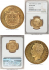 Luiz I gold 10000 Reis 1883 AU Details (Cleaned) NGC, KM520, Gomes-17.09. Mintage: 8,500. Boldly struck, presenting hairlines that led to the grade qu...