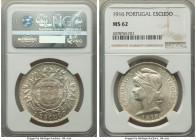 Republic Escudo 1916 MS62 NGC, KM564, Gomes-23.02. Deeply-engraved, proving razor-sharp motifs and radiating lustrous fields. 

HID09801242017

© 2022...