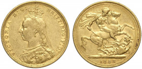 Australia, Victoria, Sovereign 1888-S Au g 7,98 BB