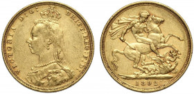 Australia, Victoria, Sovereign 1892-M Au g 7,98 BB