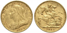Australia, Victoria, Sovereign 1894-M Au g 7,98 BB+