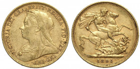 Australia, Victoria, Sovereign 1895-M Au g 7,98 BB