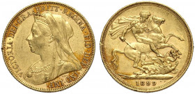 Australia, Victoria, Sovereign 1899-M Au g 7,98 BB+