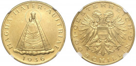 Austria, Republic, 100 Schilling 1936, Au 900 g 23,52 in Slab NGC PL60 (cert. 5786580003)
