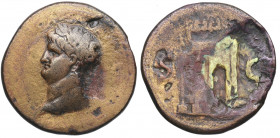 54-68 dC. Neron (54-68 d.C). Sestercio. Ae. 21,70 g. BC+. Est.90.