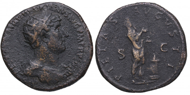 121 d.C.. Adriano (117-138). Roma. Dupondio. RIC II.3 478. Ae. 10,06 g. IMP CAES...