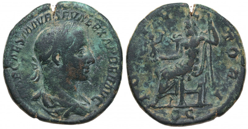 222-231 d.C. Alejandro Severo (222-235 d.C). Roma. Sestercio. RIC 560. Ae. 18,95...
