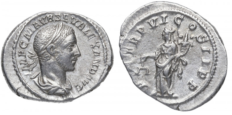 227 d.C. Alejandro Severo (222-235 d.C). Roma. Denario. DS 4815 r. Ag. 3,18 g. P...