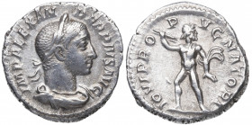 231 d.C. Alejandro Severo (222-235 d.C). Roma. Denario. DS 4819 a.1. Ag. 3,37 g. IOVI CONSERVATORI. Júpiter a izquierda. MBC+. Est.60.