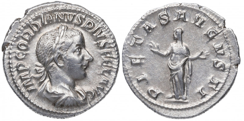 240 d C. Gordiano III (238-244 d.C). Roma. Denario. RSC 186 – RIC 129. Ag. 3,21 ...