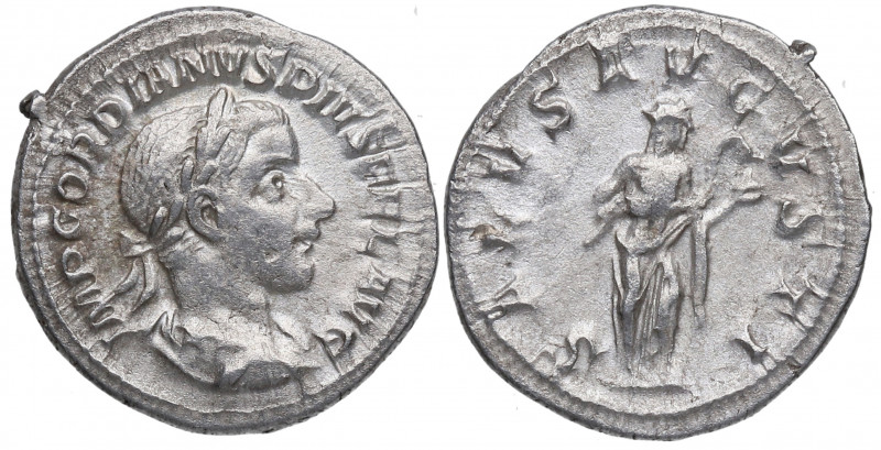 240 d.C. Gordiano III (238-244 d.C). Roma. Denario. RSC 325 – RIC 129A. Ag. 3,28...