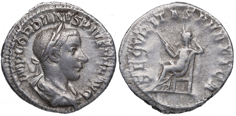 240 d.C. Gordiano III (238-244 d.C). Roma. Denario. RSC 340 – RIC 130. Ag. 2,98 ...