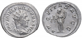 Filipo I el Árabe (244-249 dC). Antoniniano. Ae. 4,02 g. EBC. Est.40.