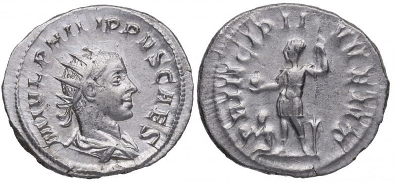 247-249 dC. Filipo II (247-249 dC). Antoniniano. Ve. 4,26 g. EBC-. Est.40.