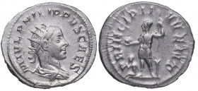 247-249 dC. Filipo II (247-249 dC). Antoniniano. Ve. 4,26 g. EBC-. Est.40.