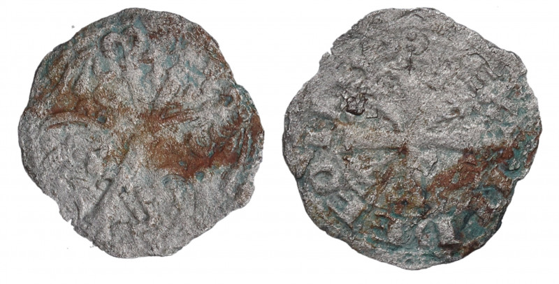 Alfonso IX (1188-1230). Meaja. Ve. 0,30 g. RARA. BC+. Est.140.