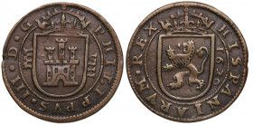 1620. Felipe III (1598-1621). Segovia. 8 Maravedís. A&C 341. Cu. 5,94 g. MBC. Est.30.