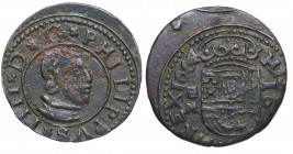 1664. Felipe IV (1621-1665). Valladolid. 16 Maravedís. M. A&C 511. Ae. 4,13 g. MBC. Est.50.