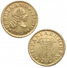 1749. Fernando VI (1746-1759). Madrid. 1/2 Escudo. JB. A&C 551. Au. 1,79 g. Bella. EBC / EBC-. Est.300.