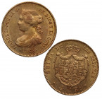 1866. Isabel II (1833-1868). 4 Escudos. A&C . Au. 3,38 g. Bello color. EBC+. Est.300.