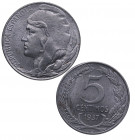 1937. II República (1931-1939). 5 Céntimos. A&C 3. Fe. EBC+. Est.32.