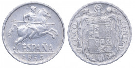 1953. Franco (1939-1975). 5 Céntimos. A&C 4. Al. Escasa. EBC+. Est.40.