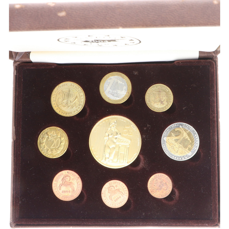 2003. Andorra. Cartera Monedas (1 Céntimo a a 5 Euros). SC. Est.40.