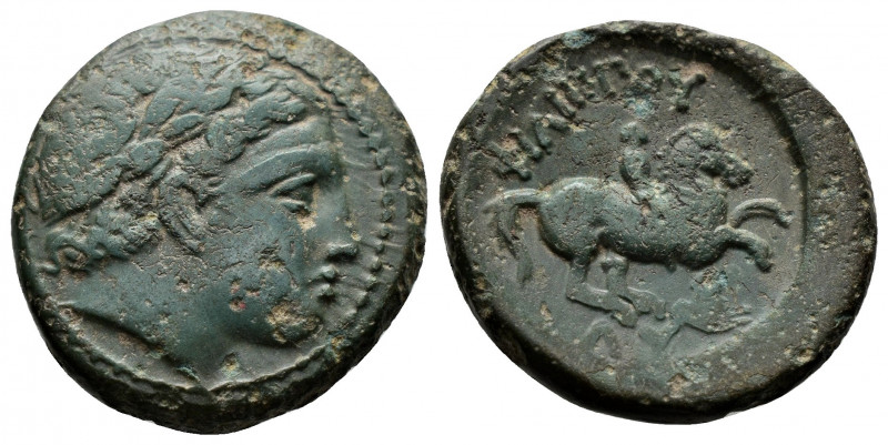 (Bronze, 4.91g 19mm) KINGS of THRACE, Macedonian. Lysimachos. As Satrap, 323-305...