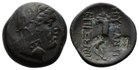 (Bronze, 8.83g 24mm) THRACE. Byzantion. Late 3rd-2nd centuries BC., struck under the magistrate Zenon. AE
Veiled head of Demeter to right, wreath wit...