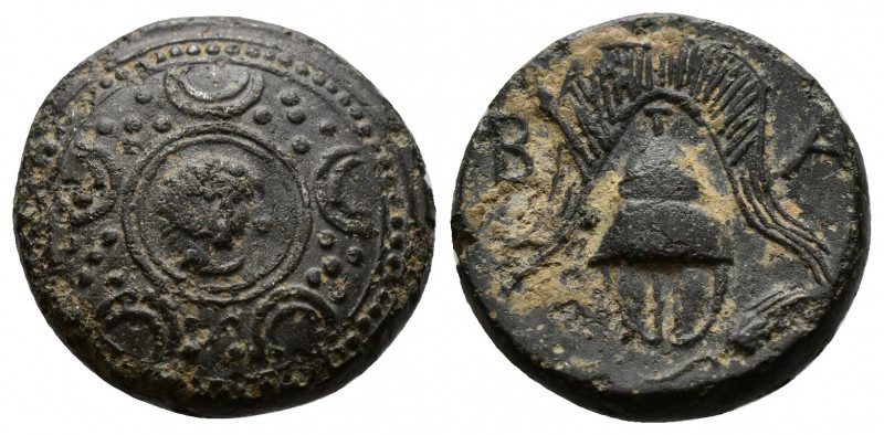 (Bronze, 4.11g 16mm) Macedonian Kingdom. Alexander III 'the Great'. 336-323 B.C....