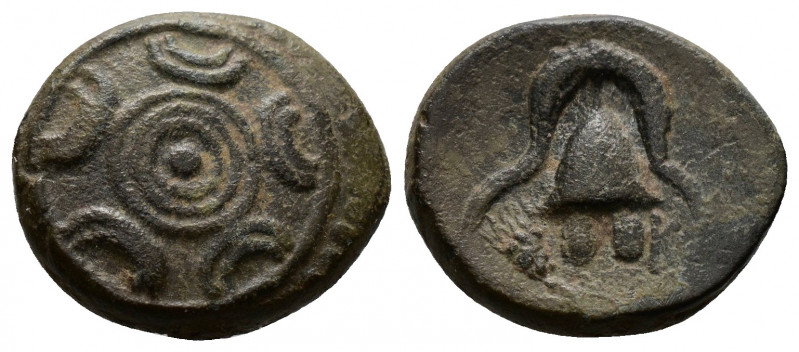 (Bronze, 3.54g 16mm) KINGS of MACEDON. temp. Alexander III – Philip III. Circa 3...