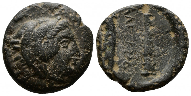 (Bronze, 4.53g 18mm) Kings of Macedonia, Alexander III, 336-323 and posthumous i...