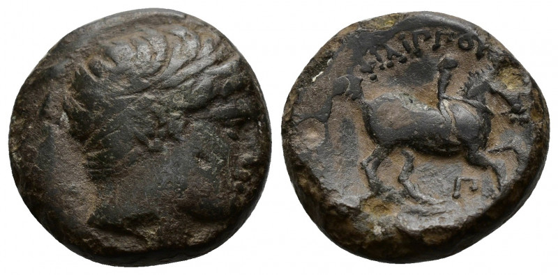 (Bronze, 4.91g 17mm) Kings of Macedonia, Philip II, 359-336 and posthumous issue...
