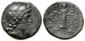 (Silver 3.20g 19mm)Seleukid Kings. Demetrios II Nikator (129-125 BC). AR Drachm
Diademed and bearded head to right.
Rev. BAΣIΛEΩΣ / ΔHMHTPIOY / ΘEOY /...