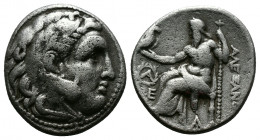 (Silver 372g 17mm) Kingdom of Macedon, Alexander III 'the Great' AR Drachm. Magnesia, circa 318-301 BC. 
Head of Herakles right, wearing lion skin hea...