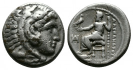 (Silver 4.21g 16mm) Kingdom of Macedon. Alexander III 'the Great' AR Drachm. Miletos, circa 325-323 BC. 
Struck under Philoxenos. 
Head of Herakles ri...