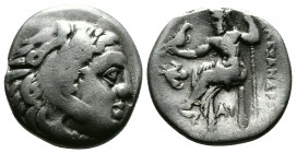 (Silver 3.92g 18mm) Kingdom of Macedon, Antigonos I Monophthalmos AR Drachm. In the name and types of Alexander III. Lampsakos, circa 310-301 BC.
Head...