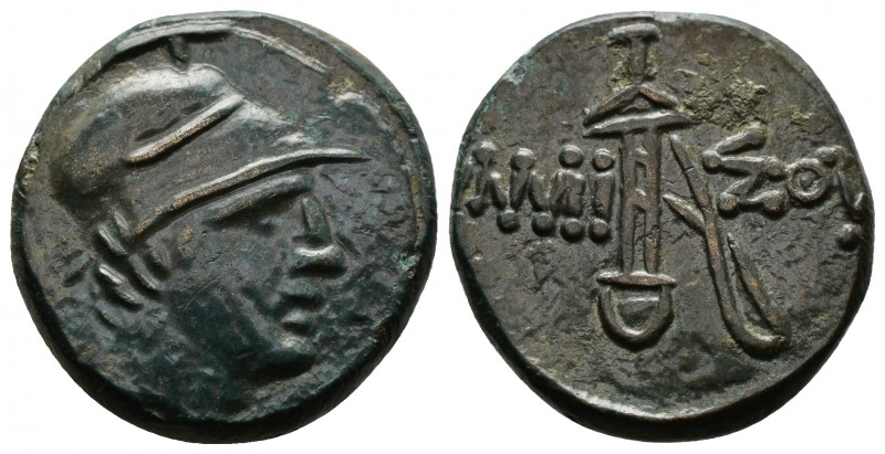 (Bronze, 6.99g 20mm)PONTOS Amisos. Time of Mithradates VI Eupator, circa 85-65 B...