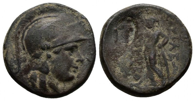 (Bronze, 4.42g 18mm) Seleukid Kingdom. Seleukos II Kallinikos. 246-226 B.C.AE Sa...