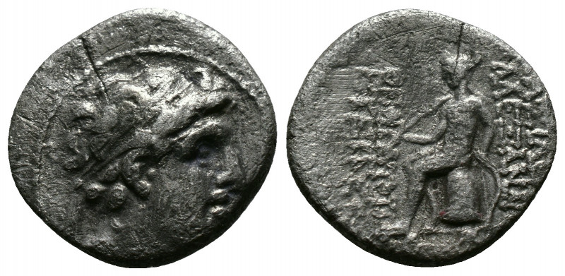 (Silver 3.50g 18mm) Seleukid Kingdom. Alexander I Balas. 152/1-145 B.C. AR Drach...