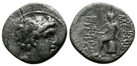 (Silver 3.50g 18mm) Seleukid Kingdom. Alexander I Balas. 152/1-145 B.C. AR Drachm. Antioch on the Orontes
Diademed head of Alexander I Balas right 
Re...