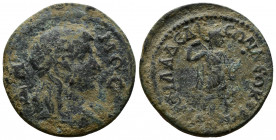 (6.11g 25mm Bronze) Lydia. Philadelphia. Pseudo-autonomous issue circa (?)AD 200-220. AE