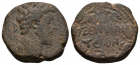(8.77g 22mm Bronze) SYRIA, Commagene, Zeugma. Lucius Verus. AD 161-169 AE