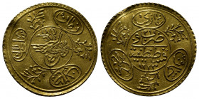 (Gold, 1.79g 22mm) OTTOMAN EMPIRE. Mahmud II (AH 1223-1255 / 1808-1839 AD). Yirmilik Cedid Mahmudiye. 
Qustantiniya (Constantinople) mint. Dated AH 12...
